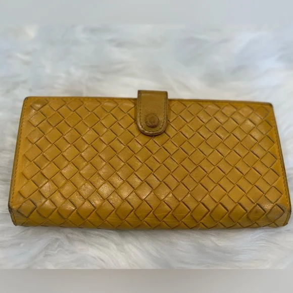 Vintage Bottega Veneta Wallet 🧡 Intrecciato Leather